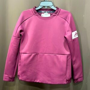 Adidas “Sample” Crewneck, Women’s, Front Pocket, Size S